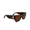 Lunettes de soleil Victoria Beckham VB662S 234 dark havana - Vignette du produit 2/4