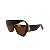 Occhiali da sole Victoria Beckham VB662S 234 dark havana - anteprima prodotto 3/4