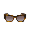 Lunettes de soleil Victoria Beckham VB662S 736 translucent horn - Vignette du produit 1/4