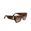 Lunettes de soleil Victoria Beckham VB662S 736 translucent horn - Vignette du produit 2/4