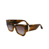 Lunettes de soleil Victoria Beckham VB662S 736 translucent horn - Vignette du produit 3/4