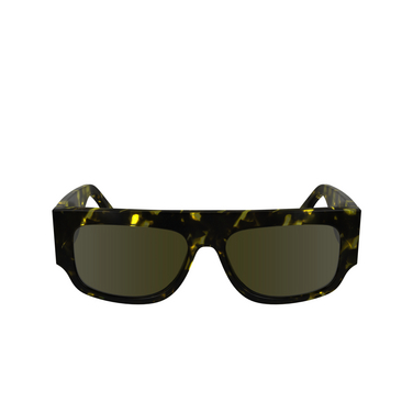 Victoria Beckham VB666S Sunglasses 012 black yellow havana - front view