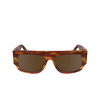 Lunettes de soleil Victoria Beckham VB666S 223 striped blonde havana - Vignette du produit 1/4