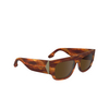 Lunettes de soleil Victoria Beckham VB666S 223 striped blonde havana - Vignette du produit 2/4