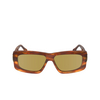 Lunettes de soleil Victoria Beckham VB669S 223 striped blonde havana - Vignette du produit 1/4