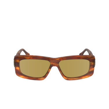 Lunettes de soleil Victoria Beckham VB669S 223 striped blonde havana - Vue de face