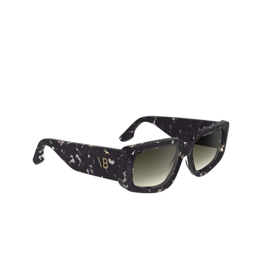 Gafas de sol Victoria Beckham VB670S 010 black havana - Vista tres cuartos