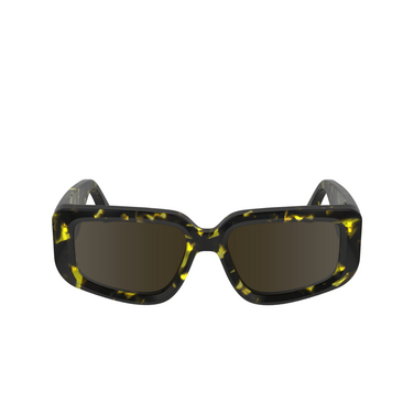 Victoria Beckham VB670S Sunglasses 012 black yellow havana - front view