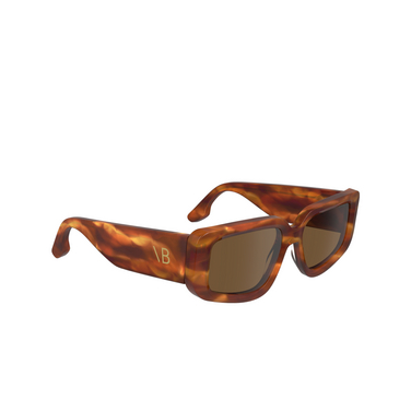 Occhiali da sole Victoria Beckham VB670S 223 striped blonde havana - tre quarti