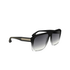 Victoria Beckham VB671S Sonnenbrillen 009 black / crystal - Produkt-Miniaturansicht 2/4