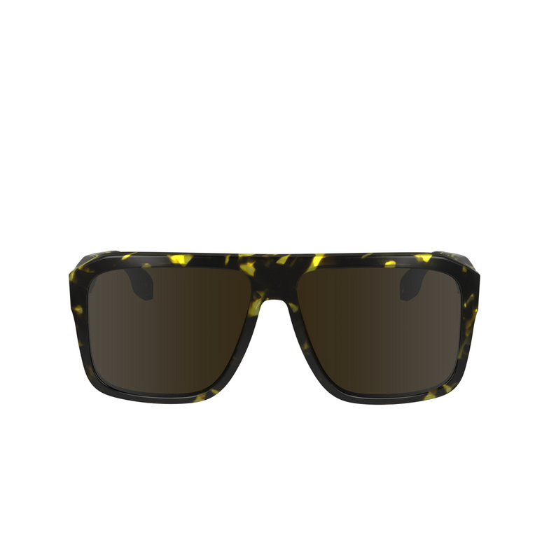 Lunettes de soleil Victoria Beckham VB671S 012 black yellow havana - 1/4