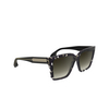 Lunettes de soleil Victoria Beckham VB672S 010 black havana - Vignette du produit 2/4