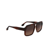 Lunettes de soleil Victoria Beckham VB674S 227 brown horn - Vignette du produit 2/4