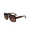 Victoria Beckham VB674S Sonnenbrillen 227 brown horn - Produkt-Miniaturansicht 3/4