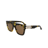 Lunettes de soleil Victoria Beckham VB675S 012 black yellow havana - Vignette du produit 3/4