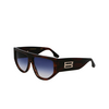 Occhiali da sole Victoria Beckham VB676S 227 brown horn - anteprima prodotto 3/4