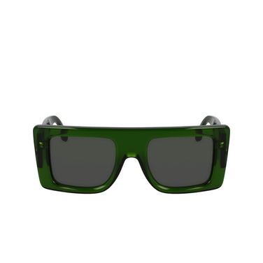 Lunettes de soleil Victoria Beckham VB677S 302 transparent green - Vue de face