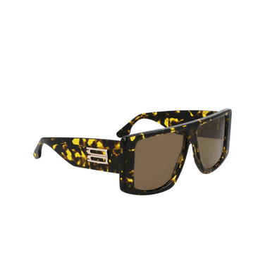 Gafas de sol Victoria Beckham VB678S 012 black yellow havana - Vista tres cuartos