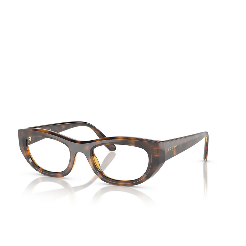 Lunettes de vue Vogue 1984C 2718 total dark havana - 2/4