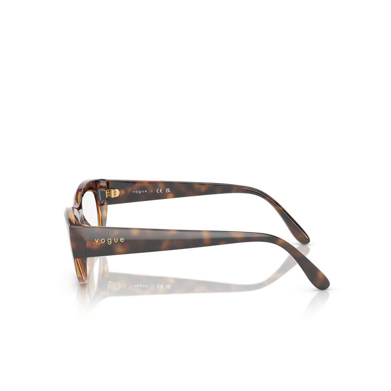 Lunettes de vue Vogue 1984C 2718 total dark havana - 3/4