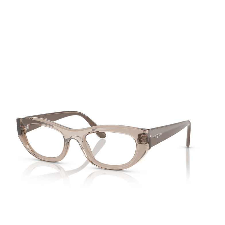 Lunettes de vue Vogue 1984C 3181 transparent light brown - 2/4