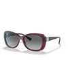 Occhiali da sole Vogue VO2943SB 298911 transparent dark cherry - anteprima prodotto 2/4