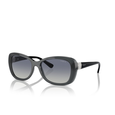 Vogue VO2943SB Sunglasses 31324L transparent grey - three-quarters view