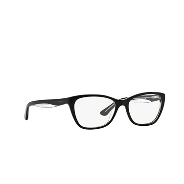Vogue VO2961 Eyeglasses W827 top black / transparent - three-quarters view
