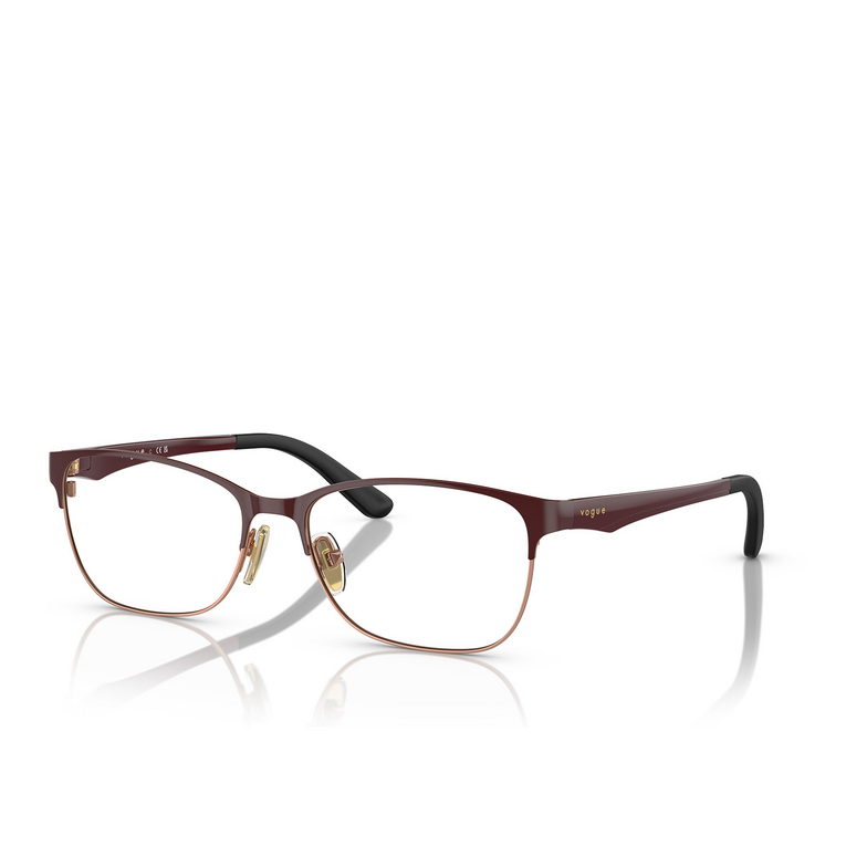 Gafas graduadas Vogue VO3940 5170 top bordeaux / rose gold - 2/4