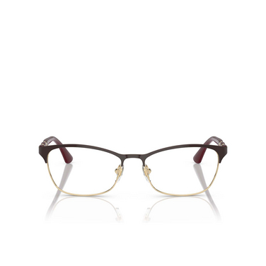 Lunettes de vue Vogue VO3987B 986 top bordeaux / pale gold - Vue de face