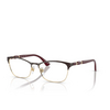 Vogue VO3987B Eyeglasses 986 top bordeaux / pale gold - product thumbnail 2/4