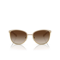 Vogue VO4002S Sunglasses 996S13 top matte beige / brushed gold