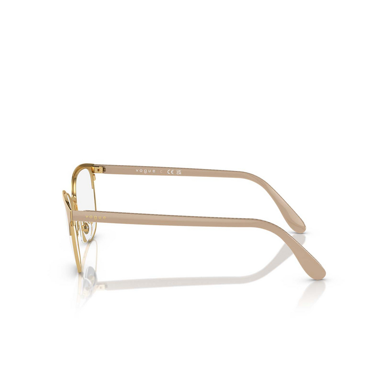 Lunettes de vue Vogue VO4088 5128 top beige / gold - 3/4