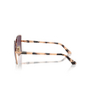 Lunettes de soleil Vogue VO4199S 51708H top bordeaux / rose gold - Vignette du produit 3/4