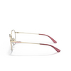 Vogue VO4209 Eyeglasses 5141 top purple / pale gold - product thumbnail 3/4