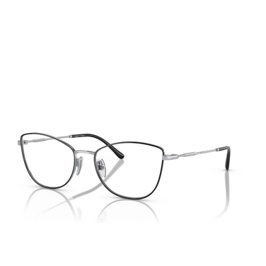 Vogue VO4273 Eyeglasses 323 top black / silver - three-quarters view
