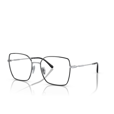 Vogue VO4274 Eyeglasses 323 top black / silver - three-quarters view