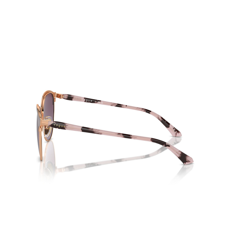 Vogue VO4303S Sunglasses 51708H top bordeaux / rose gold - 3/4