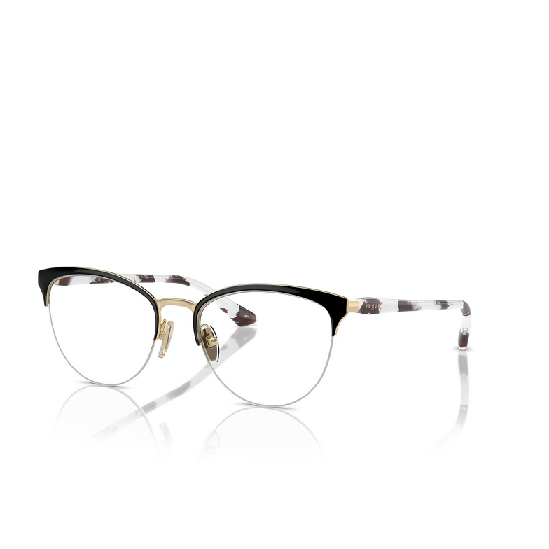 Gafas graduadas Vogue VO4304 352 top black / pale gold - 2/4