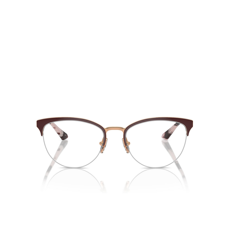 Lunettes de vue Vogue VO4304 5170 top bordeaux / rose gold - 1/4