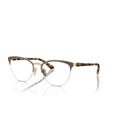 Vogue VO4304 Eyeglasses 5199 top brown / pale gold - three-quarters view