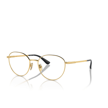Vogue VO4306 Eyeglasses 280 gold / top black - three-quarters view