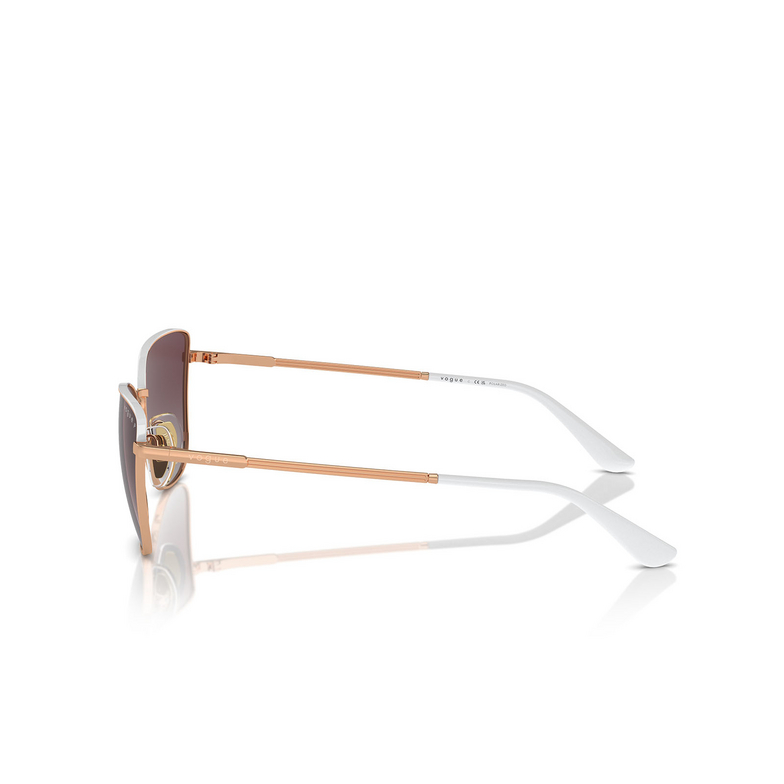 Lunettes de soleil Vogue VO4308S 515262 rose gold / top white - 3/4