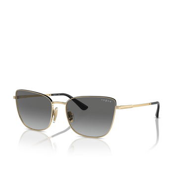 Vogue VO4308S Sonnenbrillen 848/11 pale gold / top black - Dreiviertelansicht