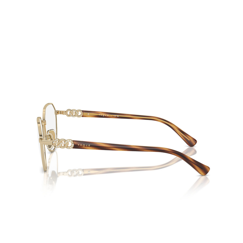 Gafas graduadas Vogue VO4311B 848 pale gold - 3/4