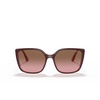 Vogue VO5353S Sunglasses 287314 top red on transparent pink - product thumbnail 1/4