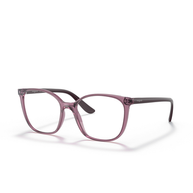 Vogue VO5356 Eyeglasses 2761 transparent purple - three-quarters view
