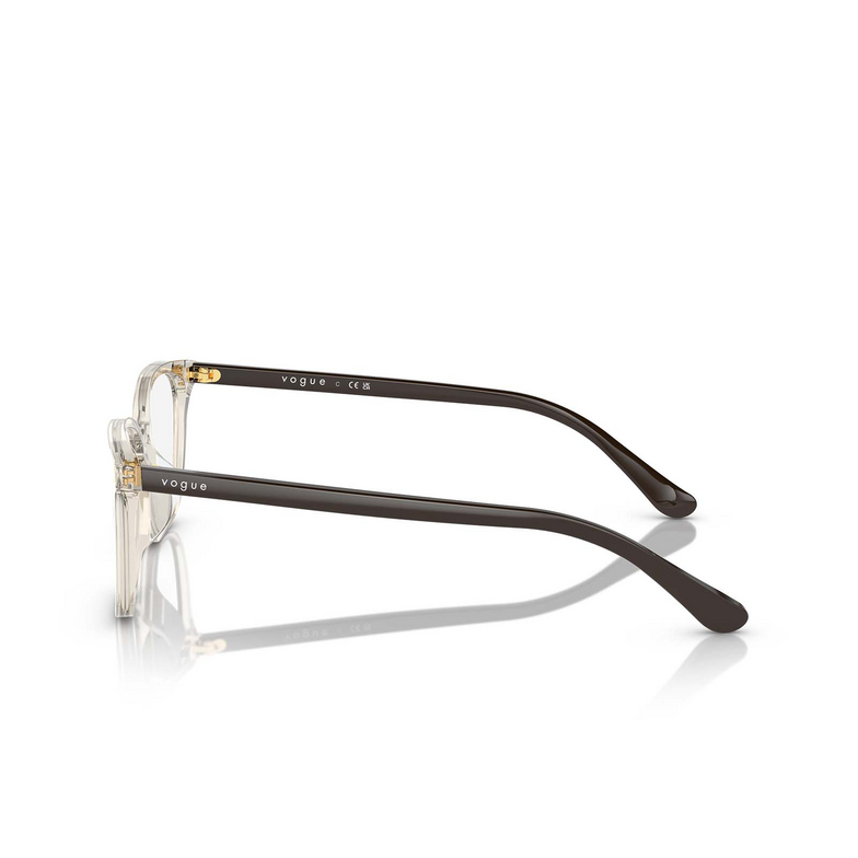 Lunettes de vue Vogue VO5399D 2998 transparent light brown - 3/4