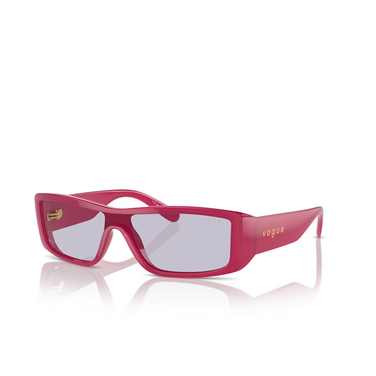 Vogue VO5442SM Sunglasses 23091A opal dark rose - three-quarters view