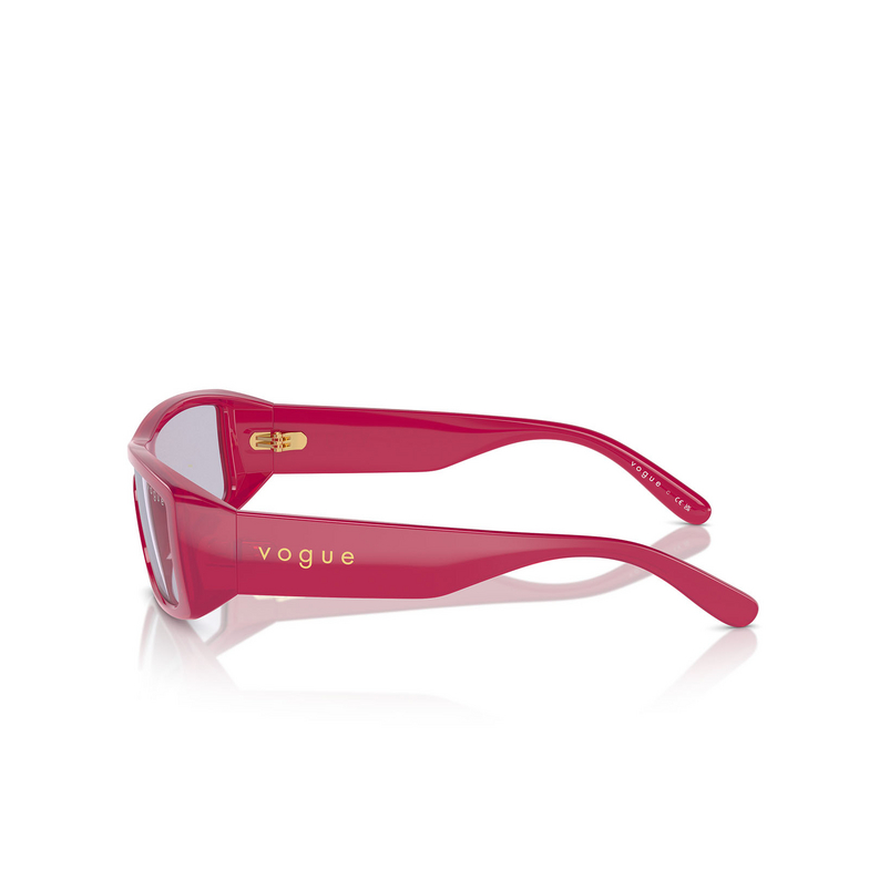 Lunettes de soleil Vogue VO5442SM 23091A opal dark rose - 3/4